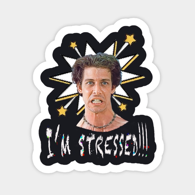 Stressed Sticker by Freedomland